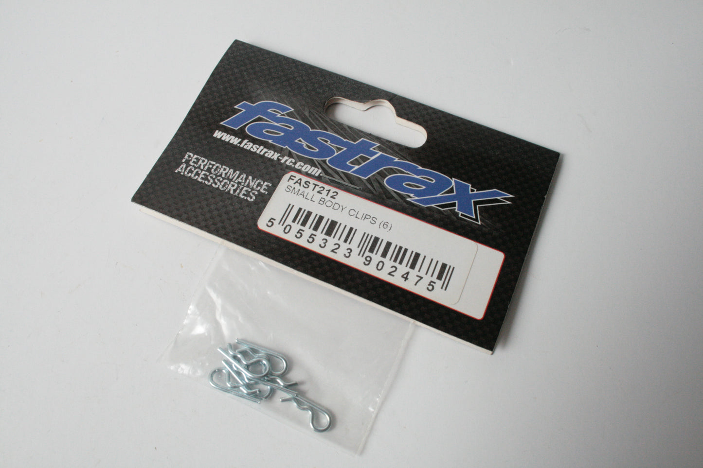 Fastrax Small Body Clips (6pcs) 1/16 FAST212