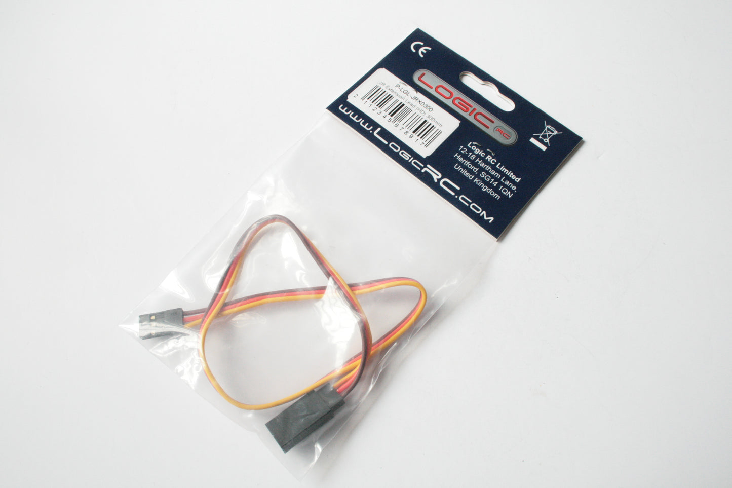 Logic RC 300mm JR Heavy Duty Servo Extension Lead - P-LGL-JRX0300