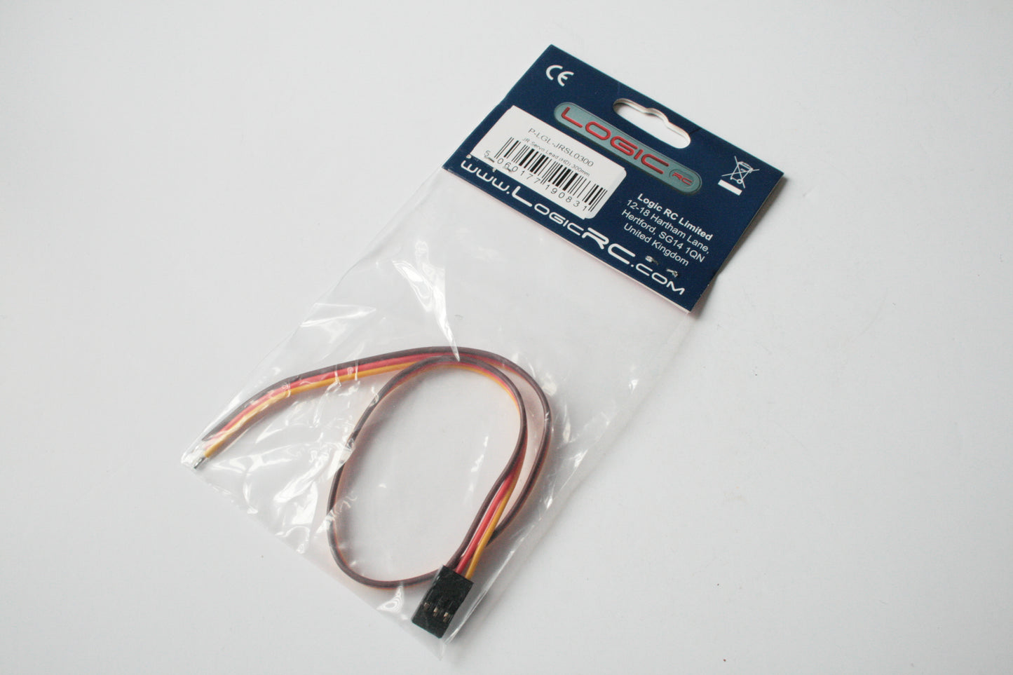 Logic RC 300mm JR Replacement Servo Lead - P-LGL-JRSL0300