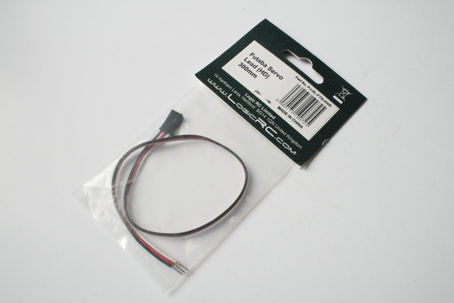 Logic RC 300mm Replacement Futaba Heavy Duty Servo Lead - P-LGL-FTSL0300