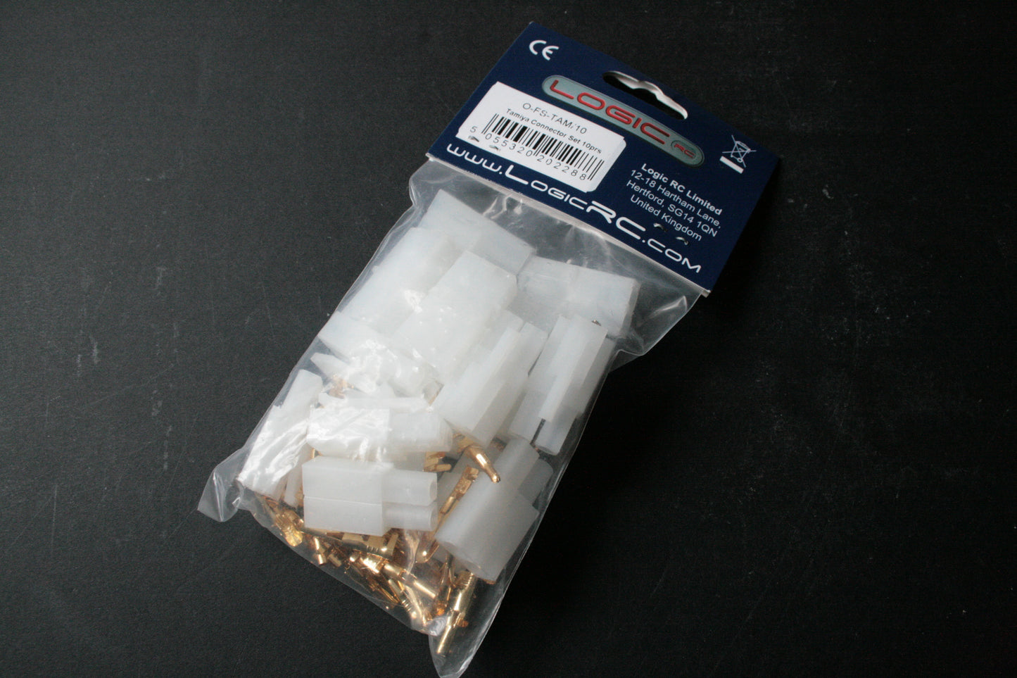 Logic RC Tamiya Battery/ESC Connectors (10 Pairs) - O-FS-TAM/10