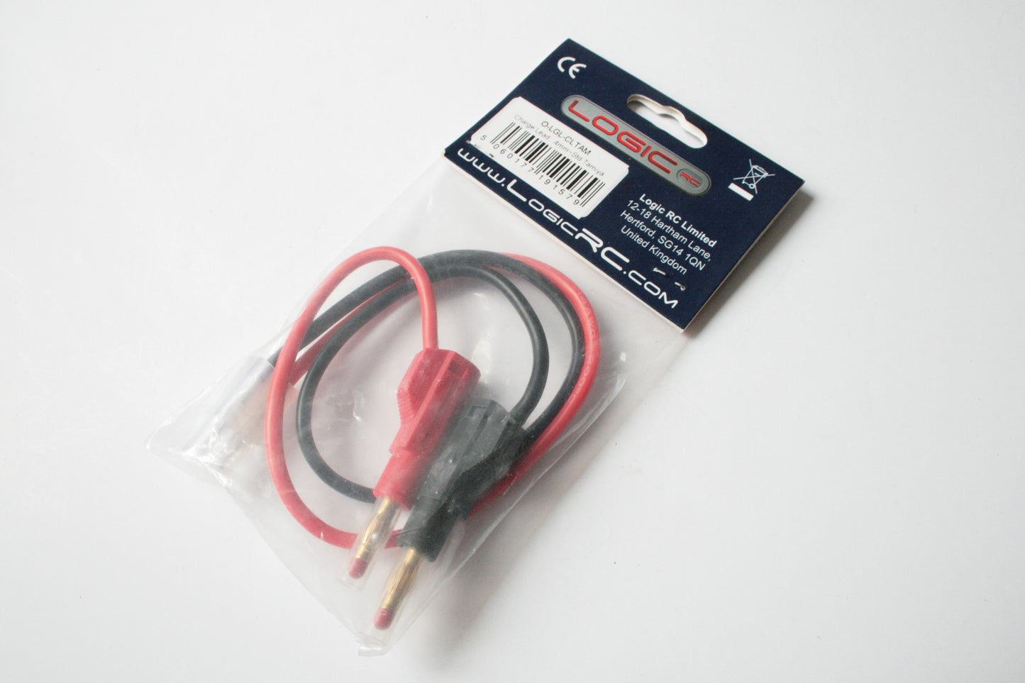Logic RC Charge Lead 4mm - Standard Tamiya - O-LGL-CLTAM