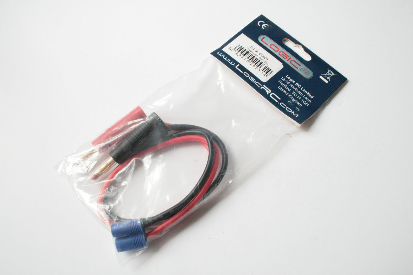 Logic RC Charge Lead 4mm - EC3 Connector - O-LGL-CLEC3