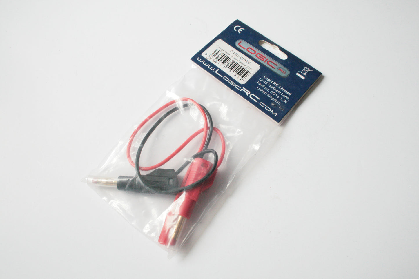 Logic RC Charge Lead 4mm - Female BEC Plug - O-LGL-CLBEC