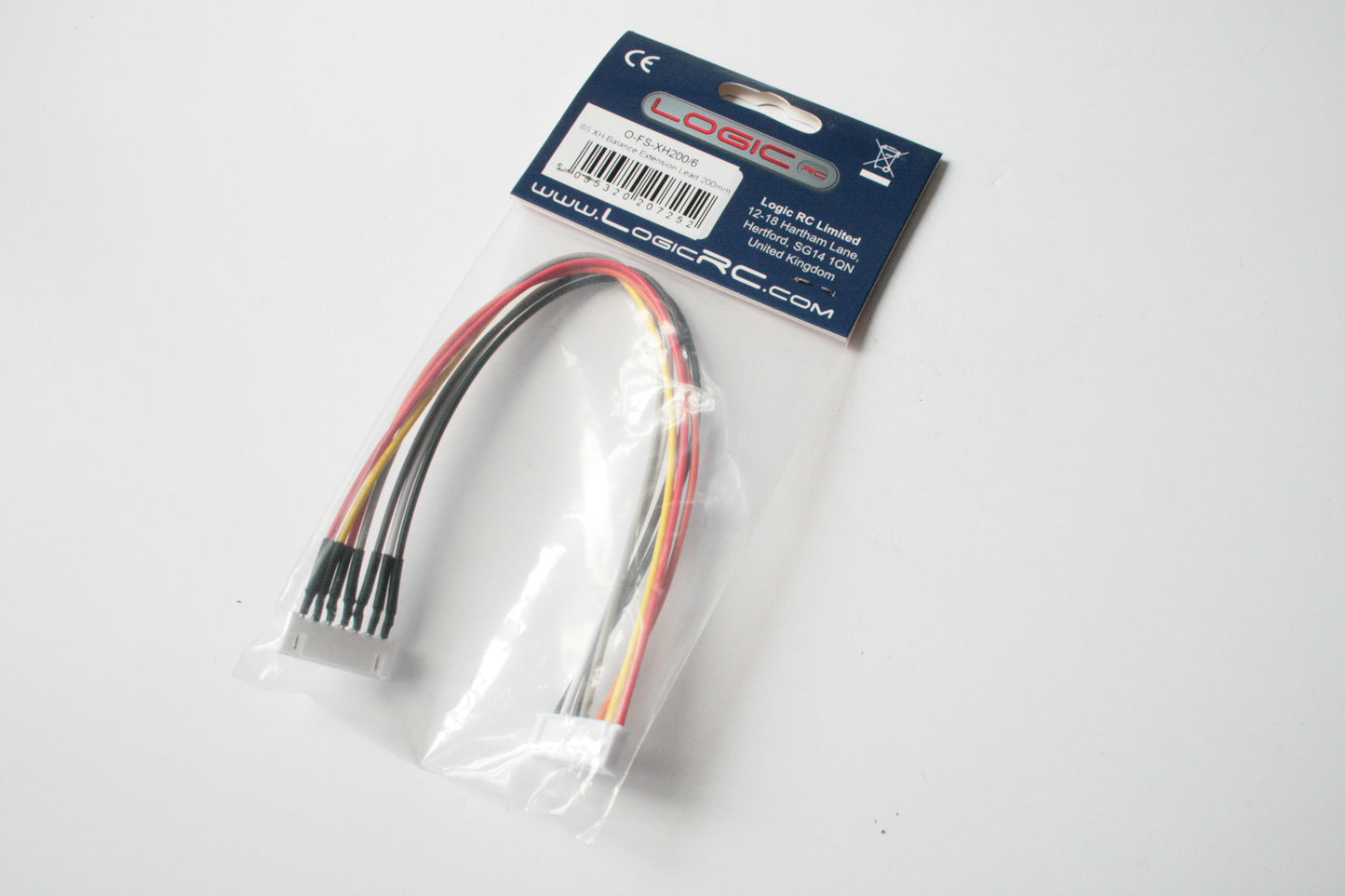 Logic RC 6s XH Connector Balance Extension Lead 200mm - O-FS-XH200/6
