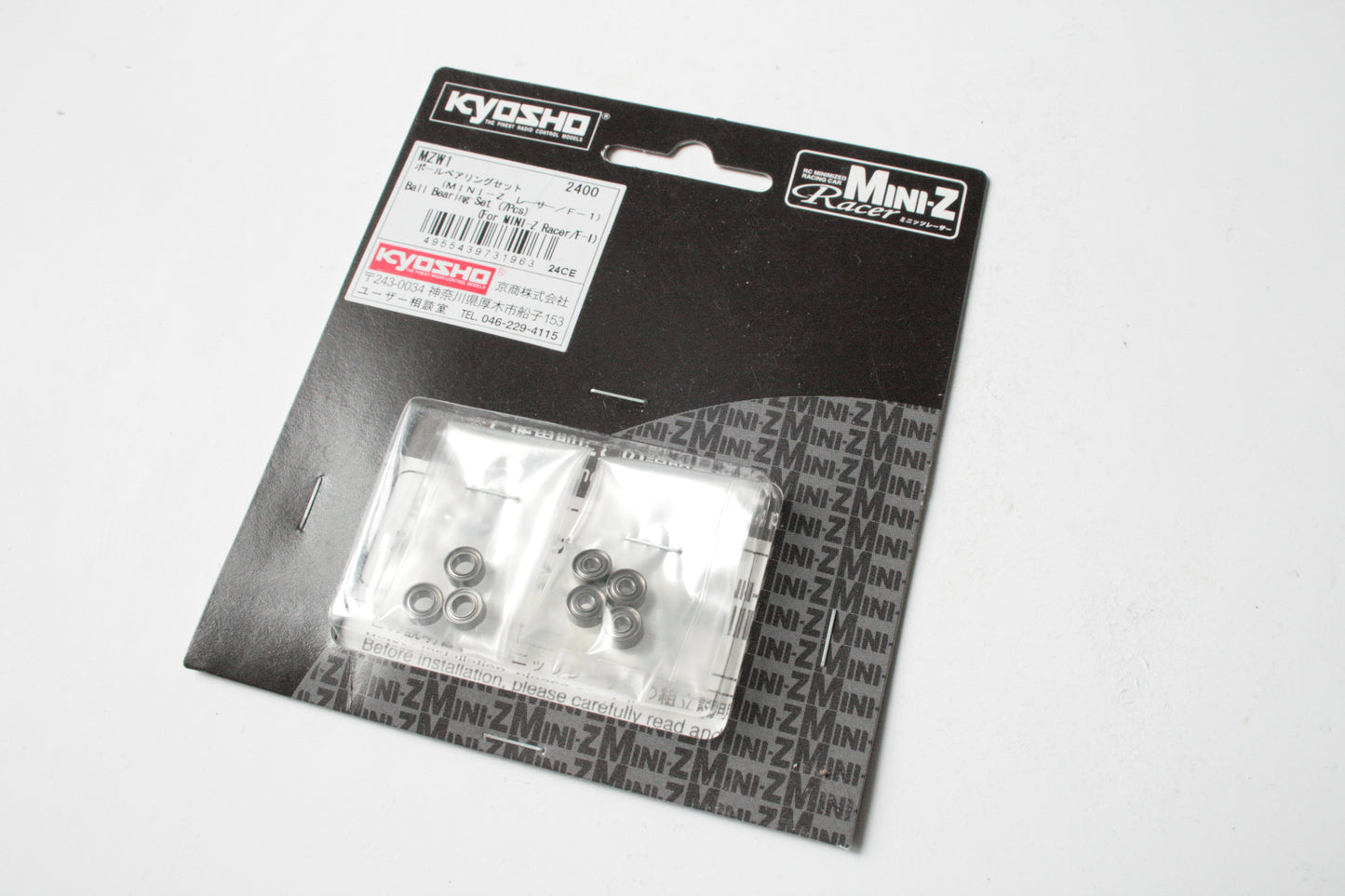 Kyosho Mini-Z Racer MR-01 MR-02 MR-03 F1 Ball Bearing Set - MZW1