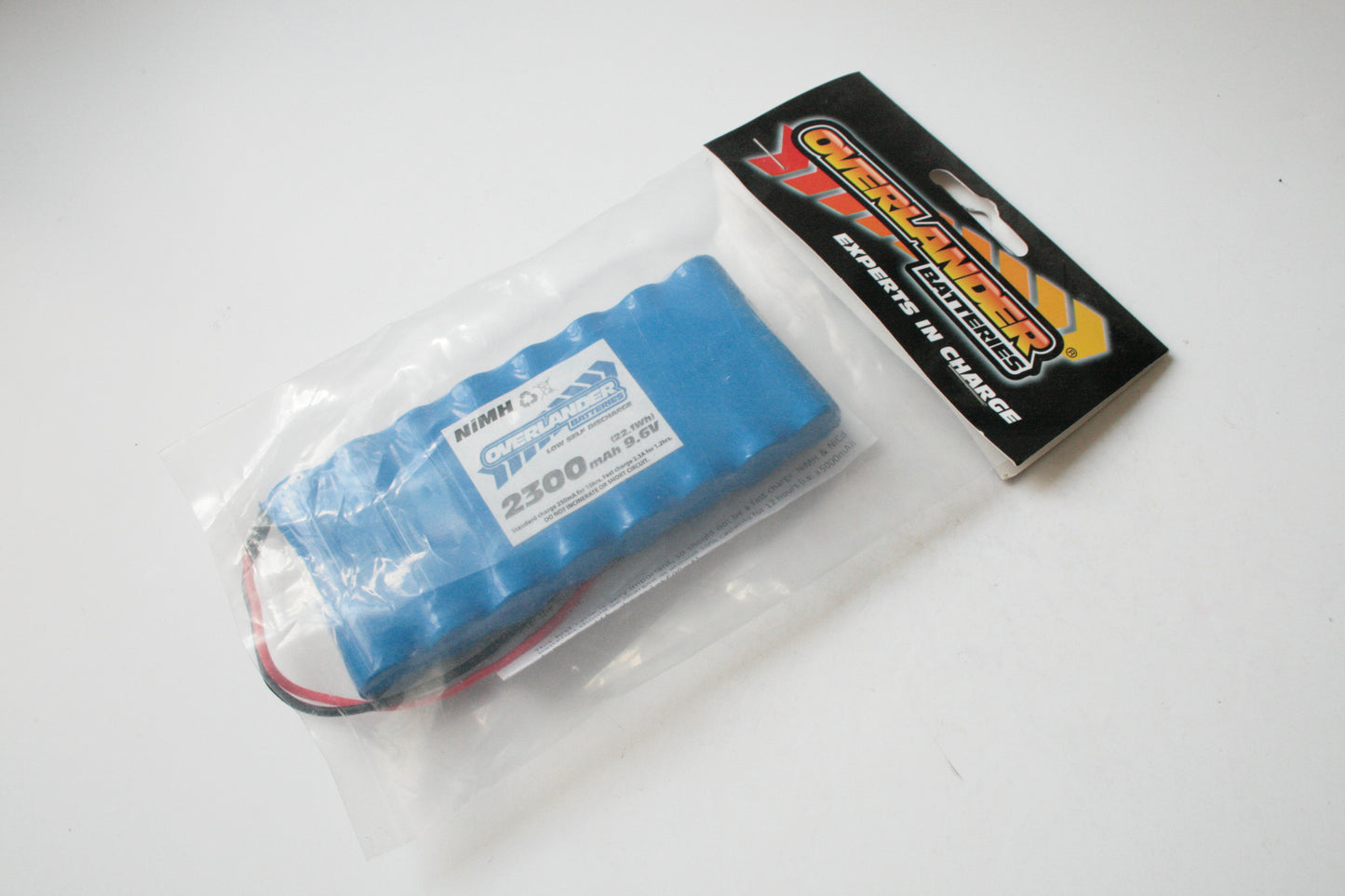Overlander 2300mah 9.6v NiMh TX Transmitter Battery Pack (Futaba Connector)