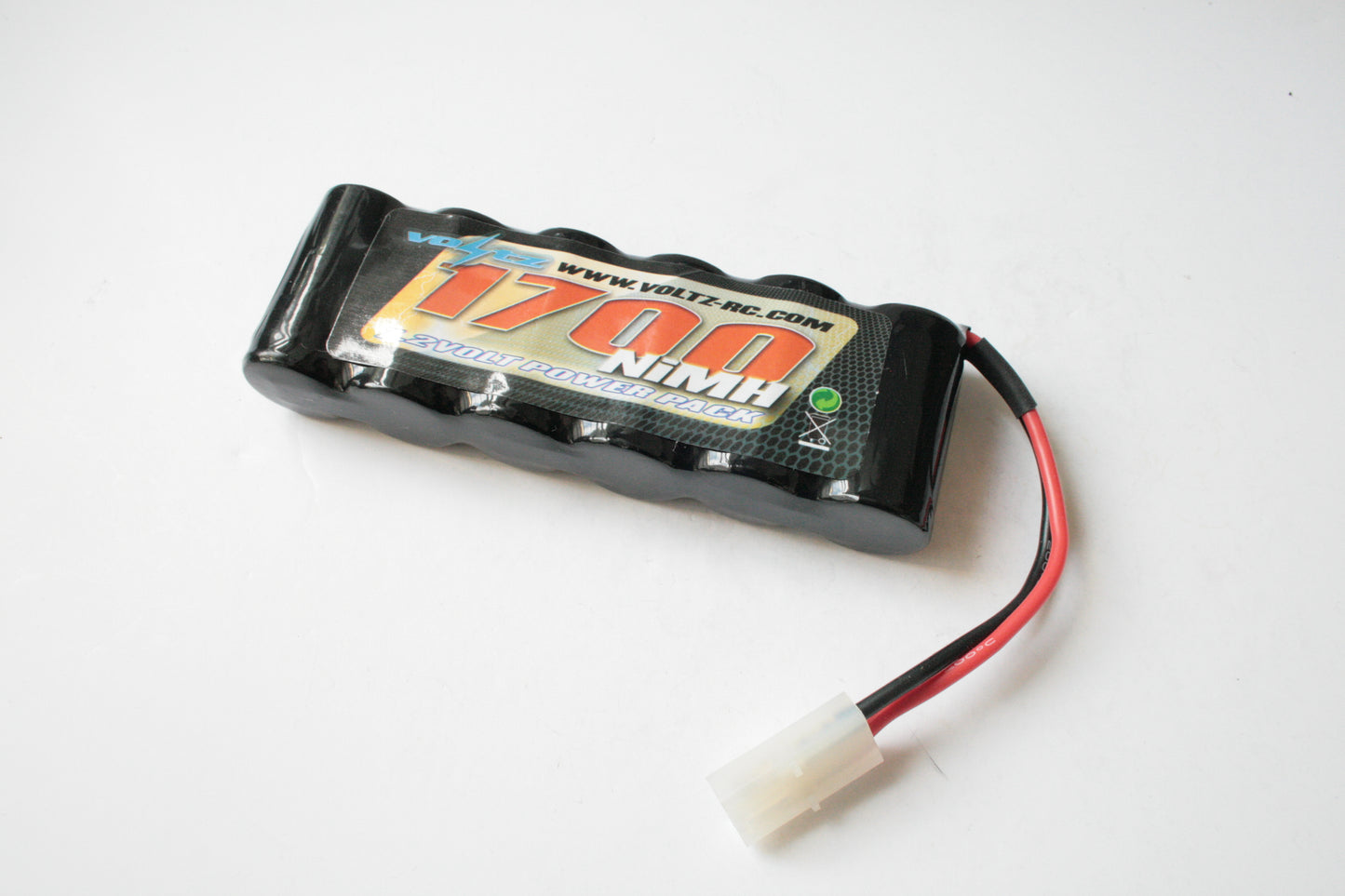 Voltz 6 Cell 1700Mah NiMh 7.2v Battery Stick Pack Tamiya Plug Connector