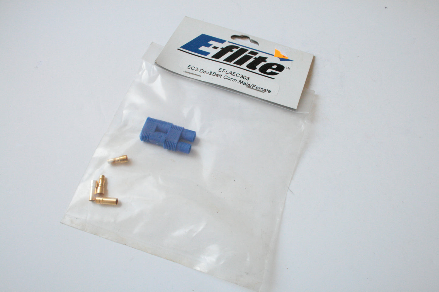 E-Flite EC3 Connectors (1 Male, 1 Female) - EFLAEC303