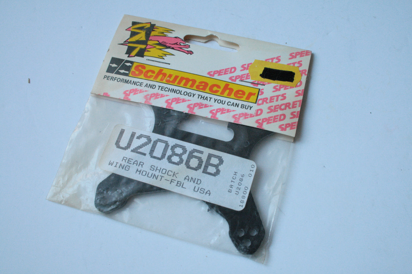Schumacher U2086B Rear Shock Tower Fireblade USA - U2086