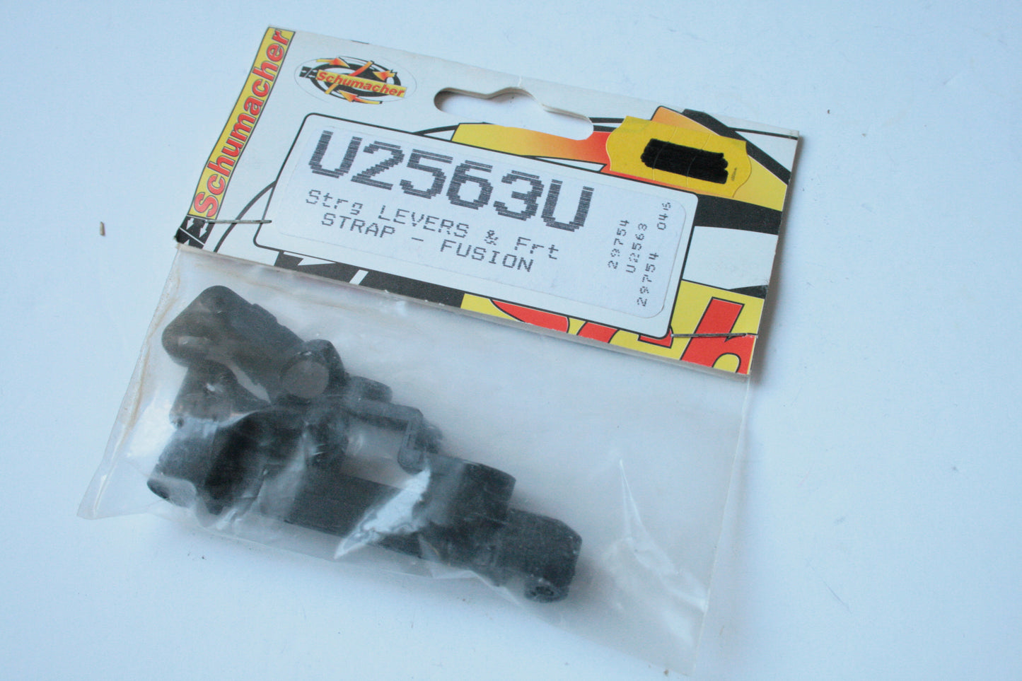 Schumacher U2563U Steering Levers & Fr Strap - U2563 Fusion