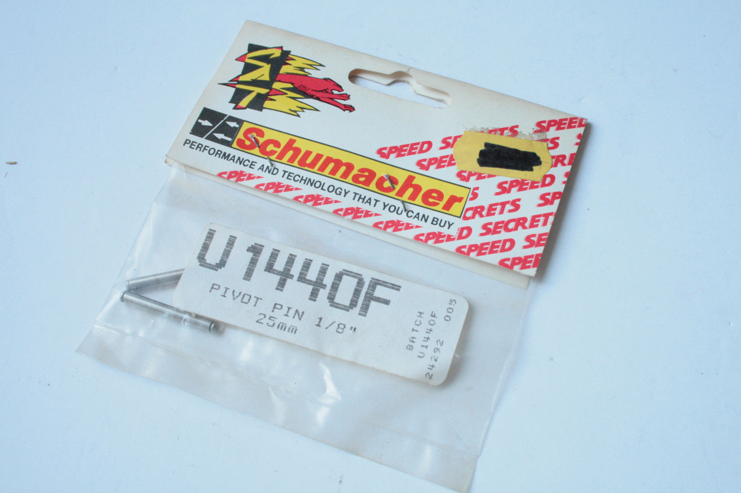 Schumacher U1440F 25mm Pivot Pins 1/8" - U1440
