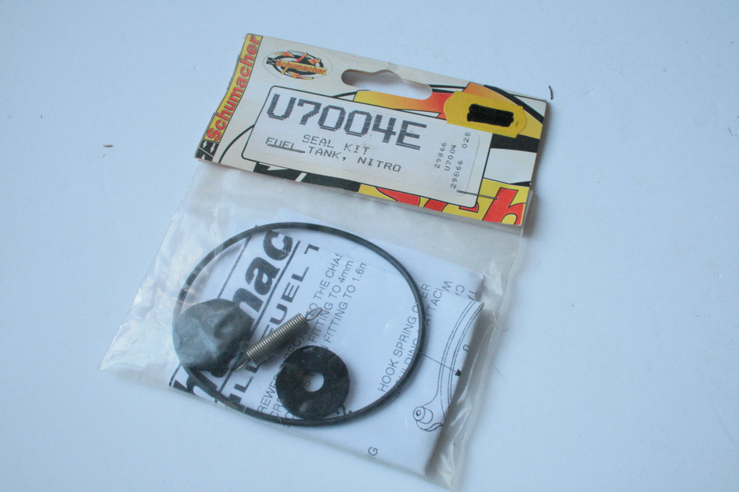 Schumacher U7004E Seal Kit For Fuel Tank Nitro - U7004