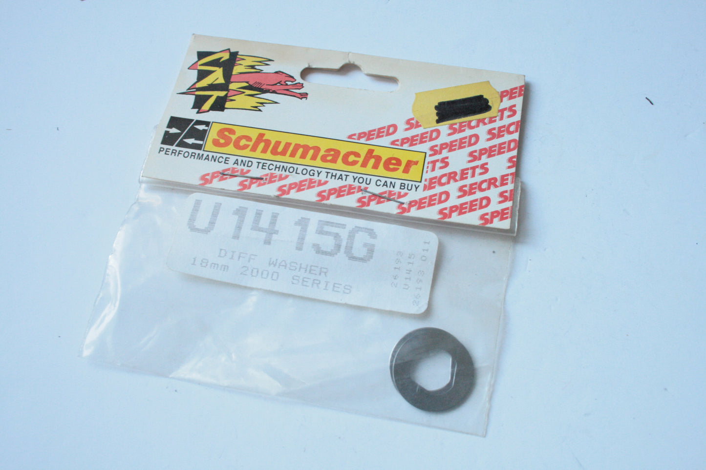 Schumacher U1415G 18mm Diff Washers CAT Cougar 2000 - U1415