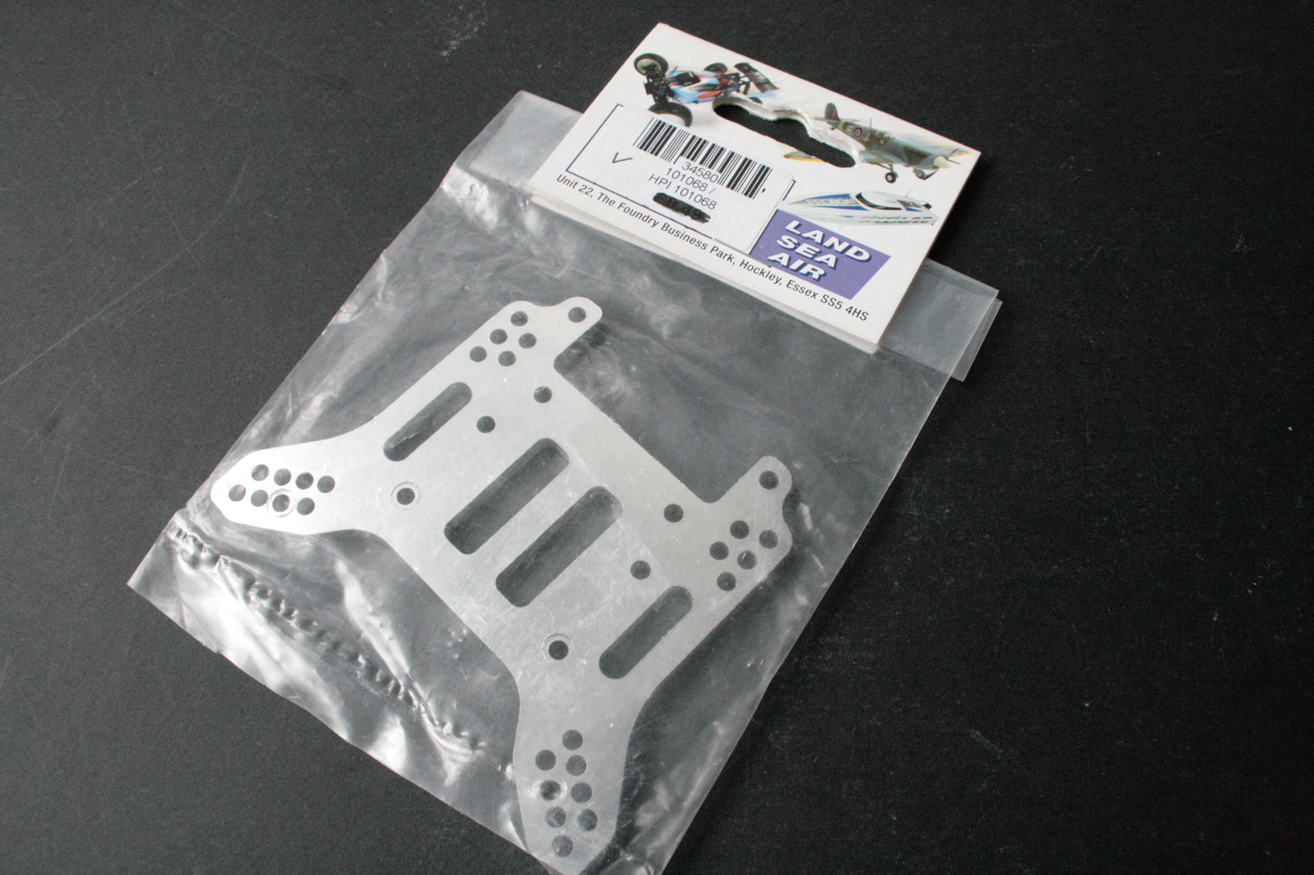 HPI 101068 Trophy Rear Shock Tower (New, Unused From Kit)