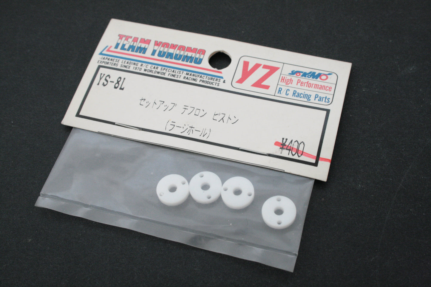 Yokomo YS-8L Large Hole Tefln Shock Pistons YZ10