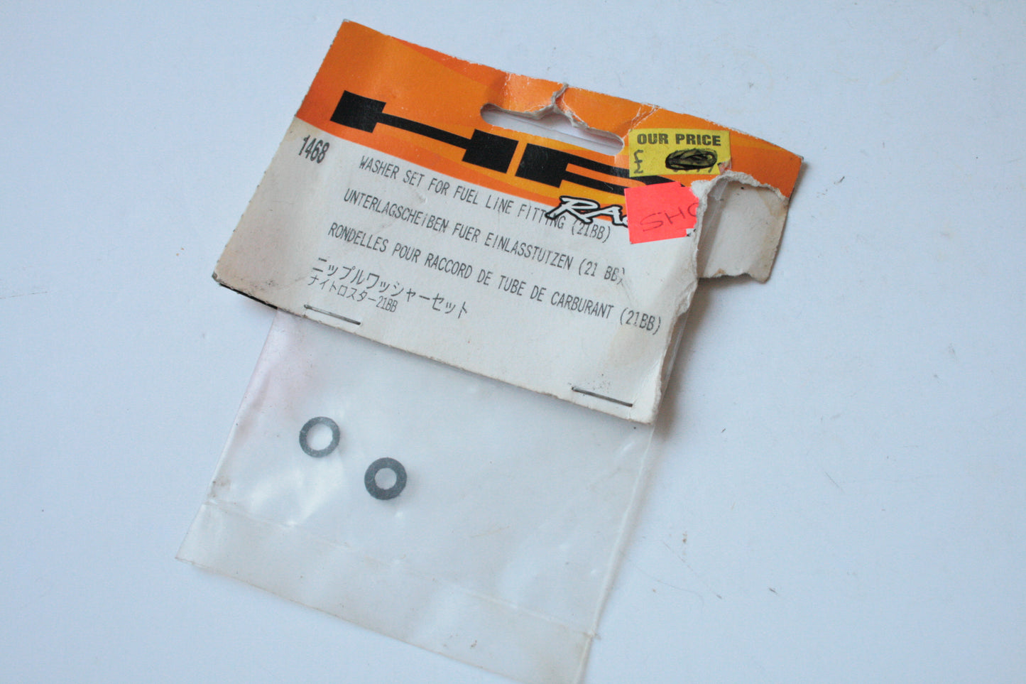 HPI 1468 Washer Set For Fuel Line Fitting 21BB Nitro Engine