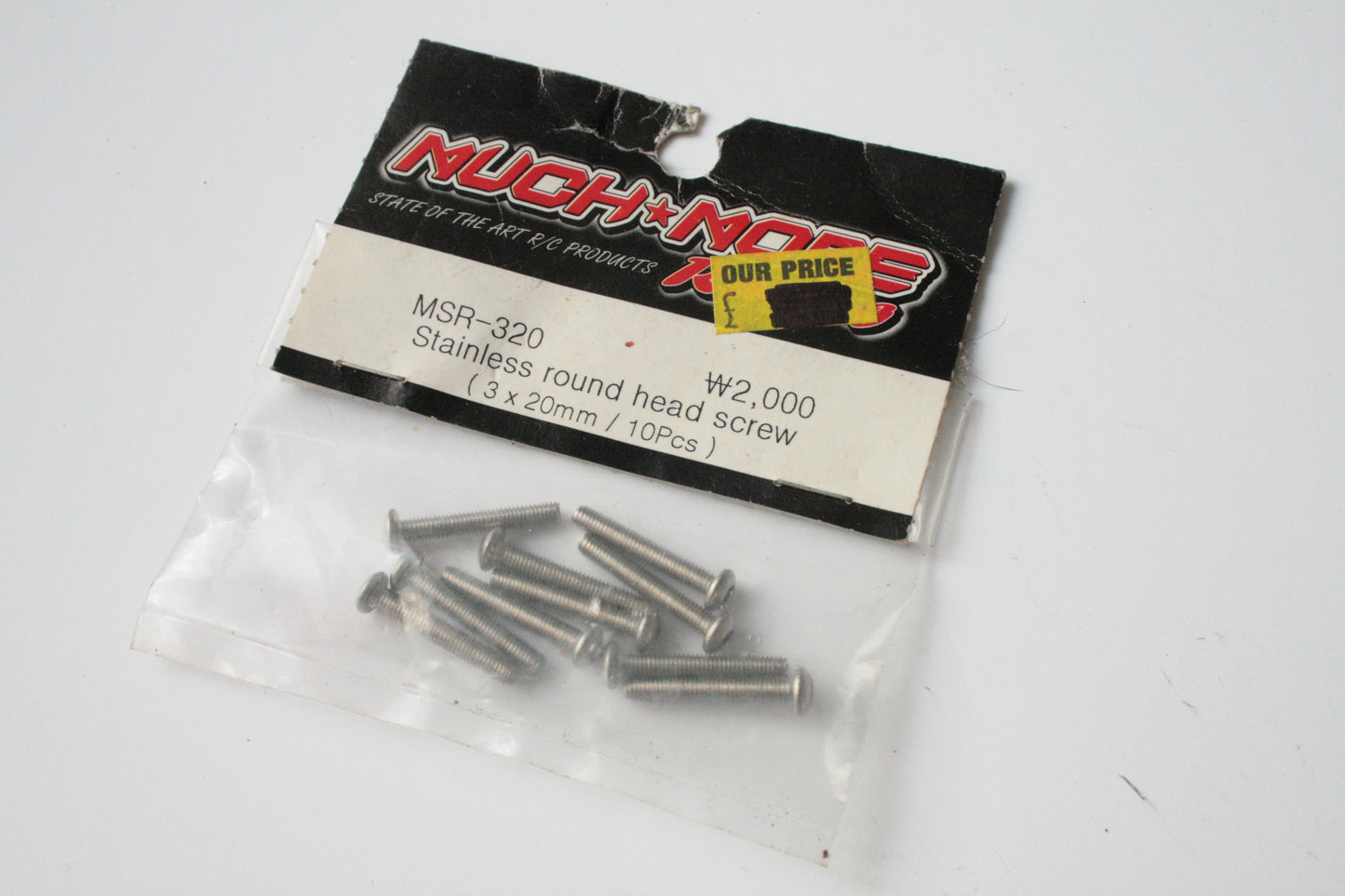 Muchmore MSR-320 Stainless Round Head Screws M3 x 20mm (10pcs)
