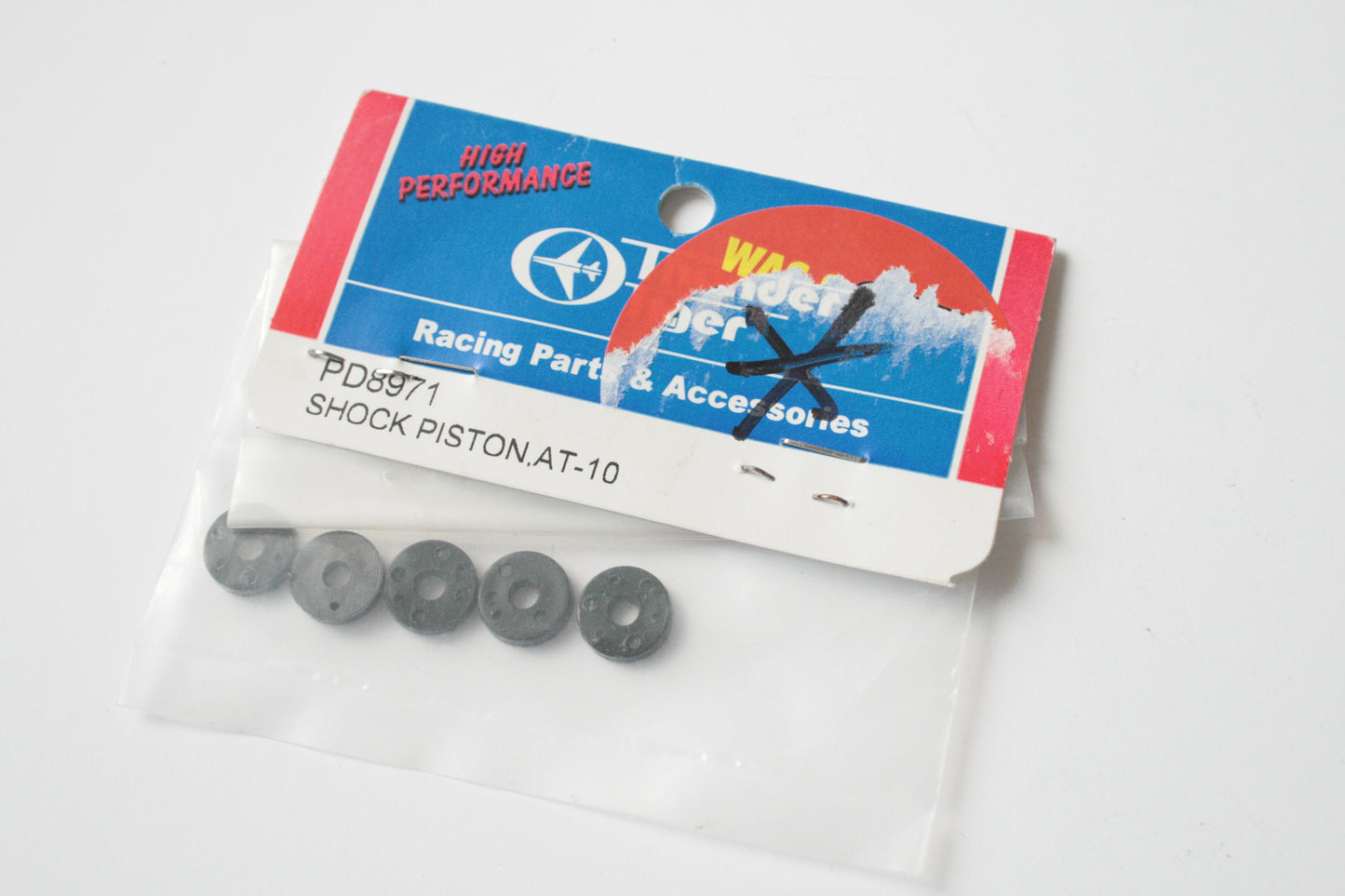 Thunder Tiger AT-10 Shock Pistons (Incomplete, Only 5 In Packet) PD8971