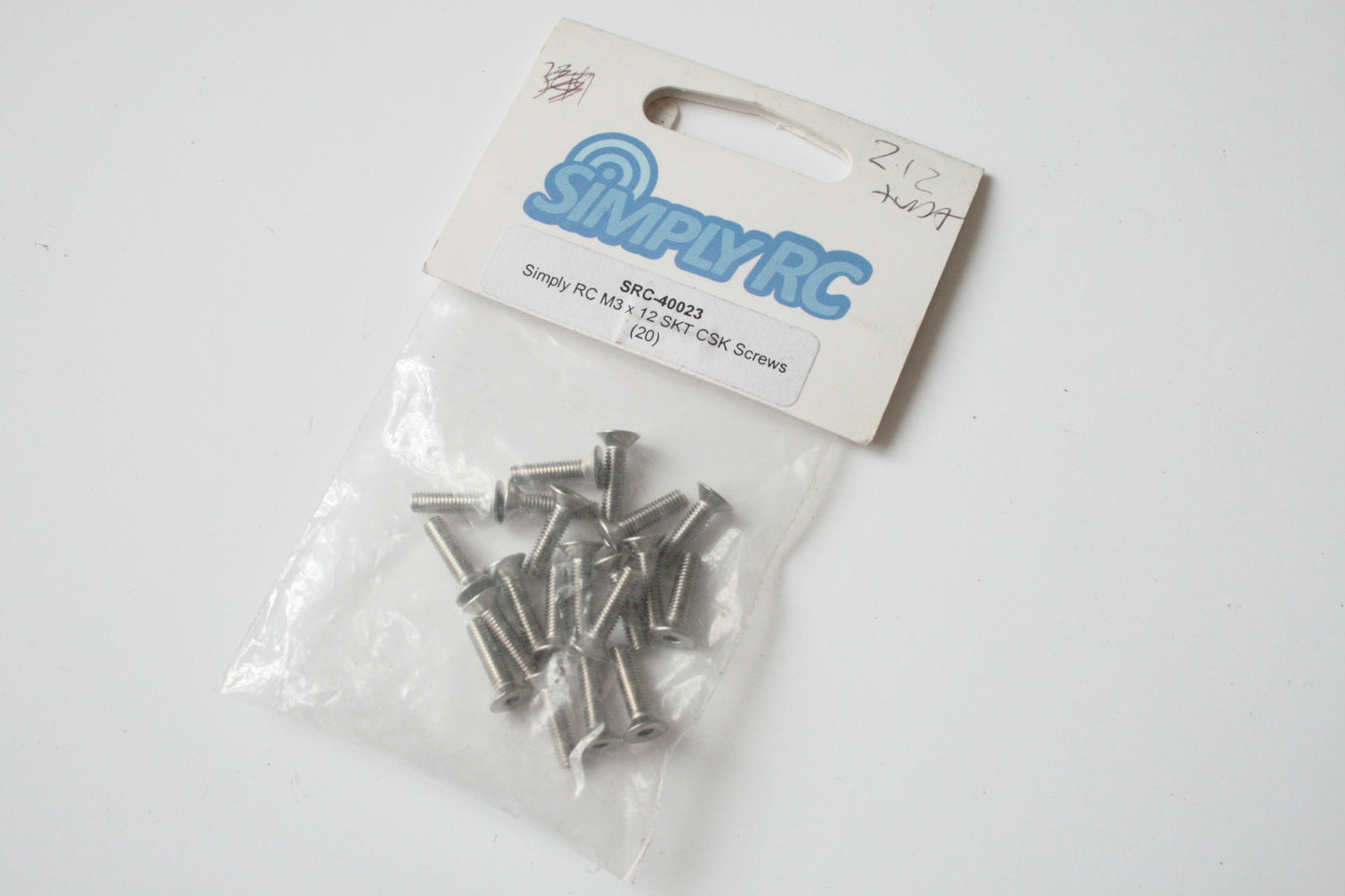 Simply RC M3x12mm CSK Countersunk Screws (20pcs) SRC-40023