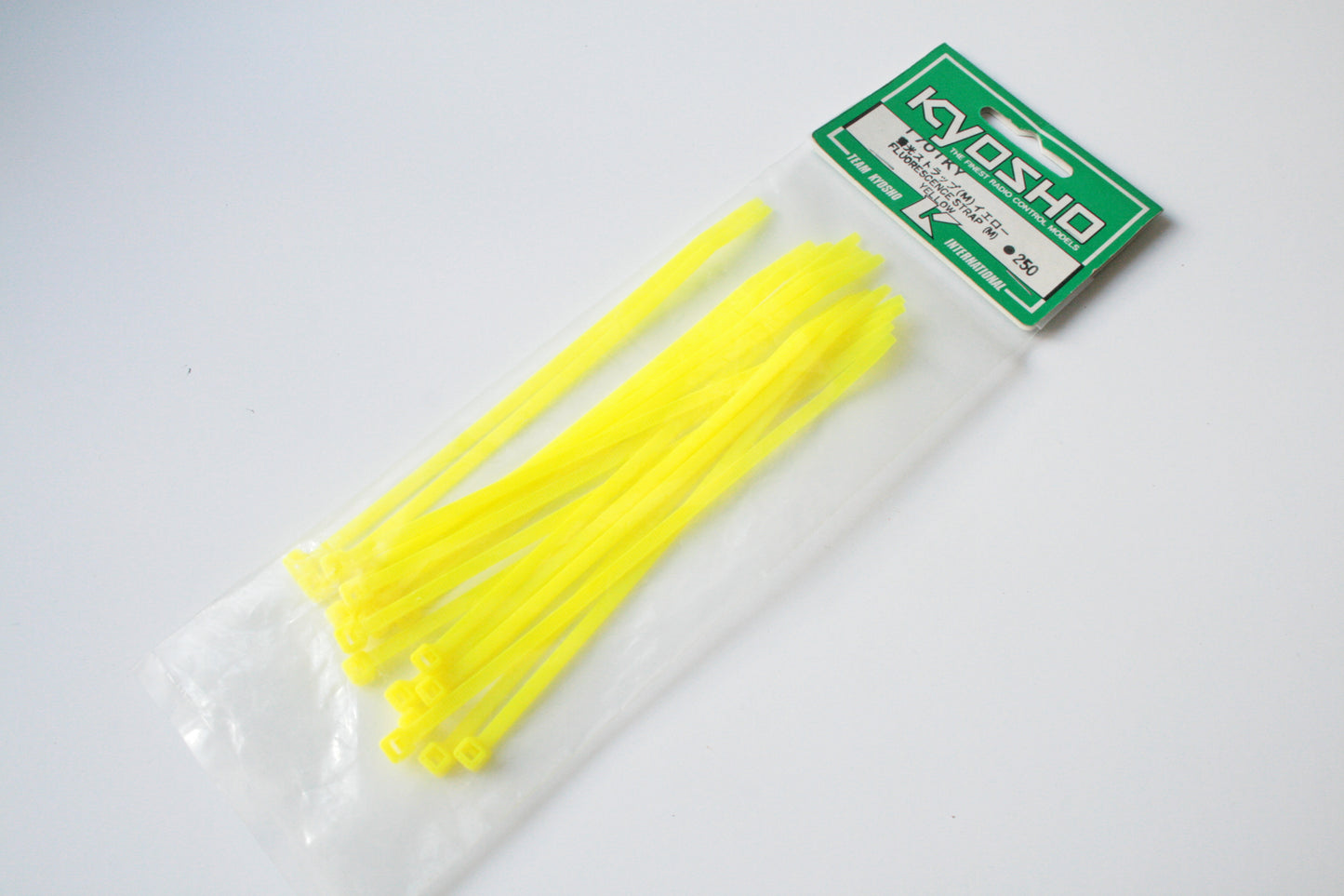 Kyosho Fluoro Yellow Tie-Wraps (Zip-Ties) 1701KY