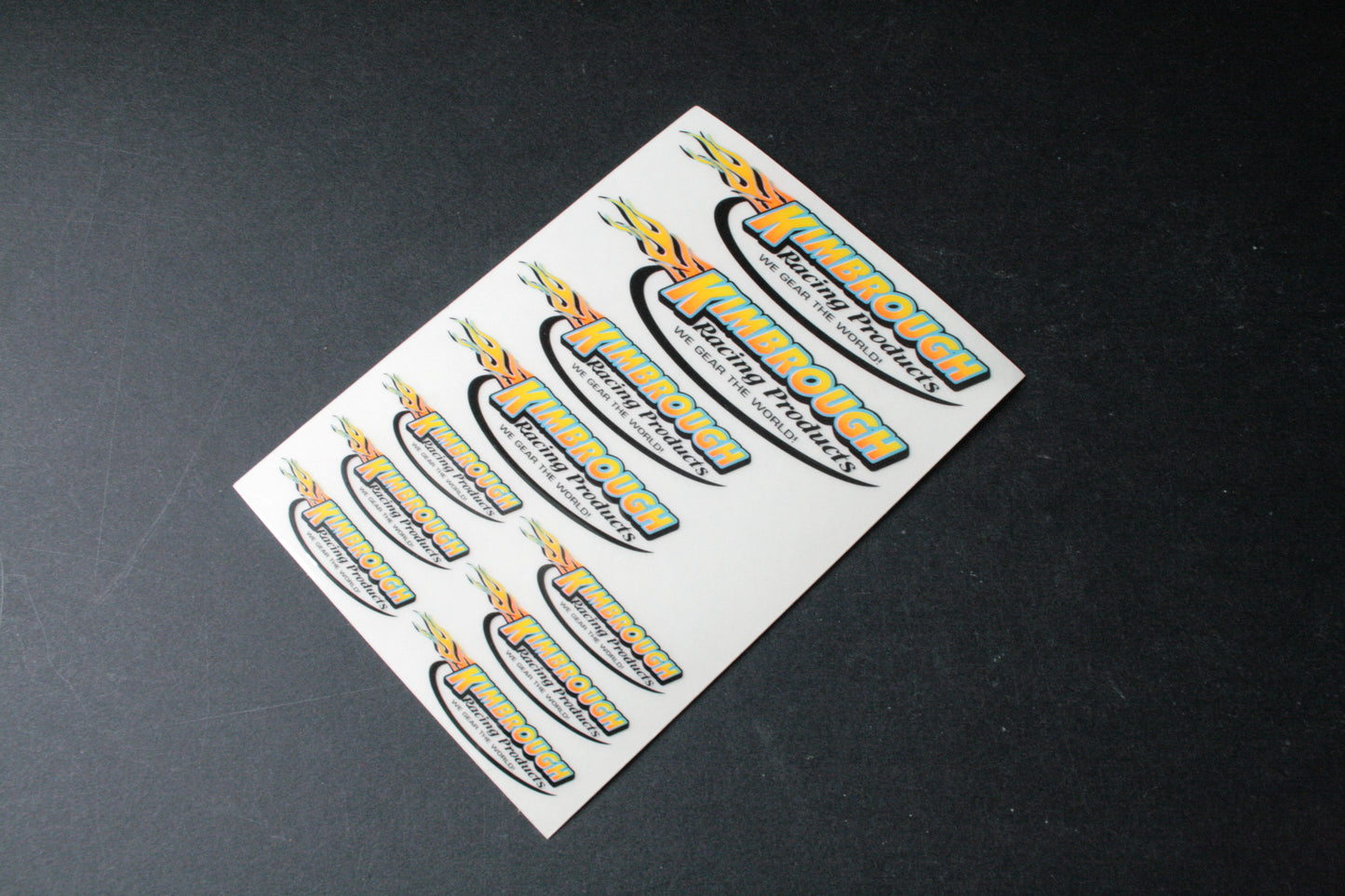 Vintage Kimbrough Sticker / Decal Sheet Small B