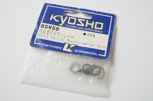 Kyosho Bell Guide, Washer & Cap Screw - BSW59 (Incomplete?)
