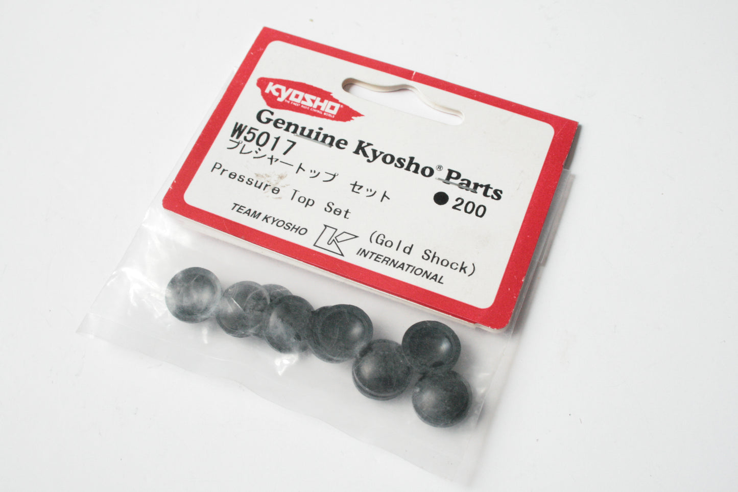 Kyosho W5017 Pressure Top Set Diaphragm (For Gold Shocks)