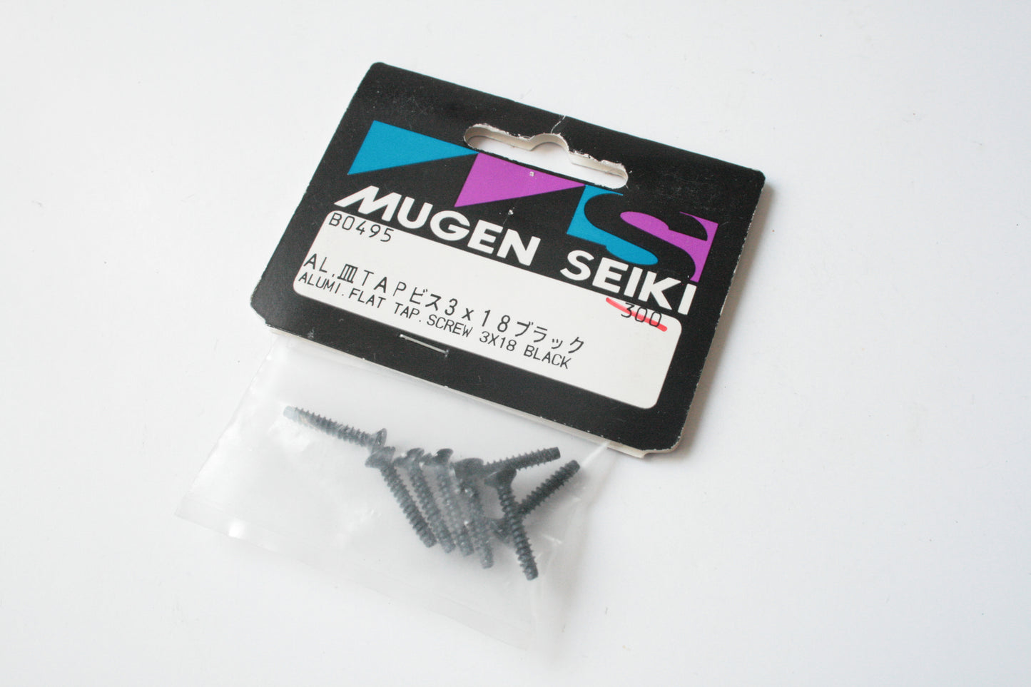 Mugen Seiki B0495 Aluminium Flat Head Countersunk Self Tapping 3x18mm Screws