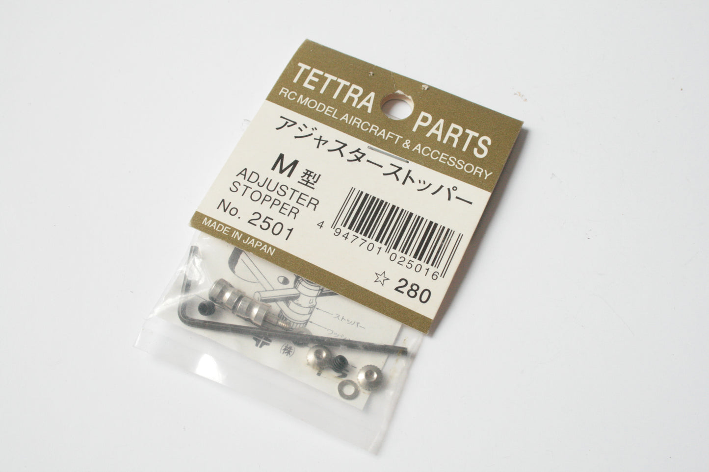 Tettra 2501 Machine Type AJ Adjuster Stopper M (Medium) For Model Aircraft