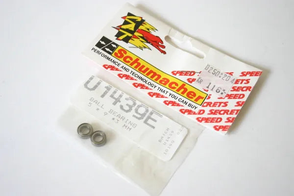 Schumacher U1439E Ball Bearings (Pair) 5 x 9 x 3 mm - Cougar 2000 CAT 2000 - U1439