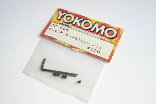 Yokomo YZ-10 Pinion Grub Screws & Allen Keys - ZC-625