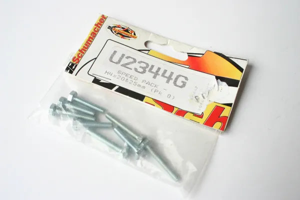 Schumacher Speed Pack M4x20 & 25mm Bolts (Pk8) - U2344G U2344