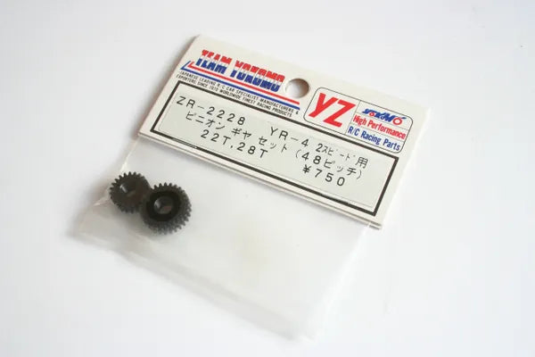 Yokomo YR-4 2 Speed Pinion Gears (22, 28 Tooth) - ZR-2228 YR4