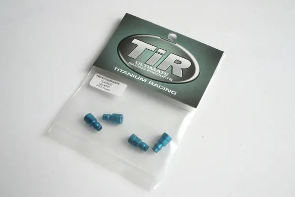 Titanium Racing TiR Alu Pro Shock Mounts For Yokomo MR4-BX MR4 TC MX4 - 7805