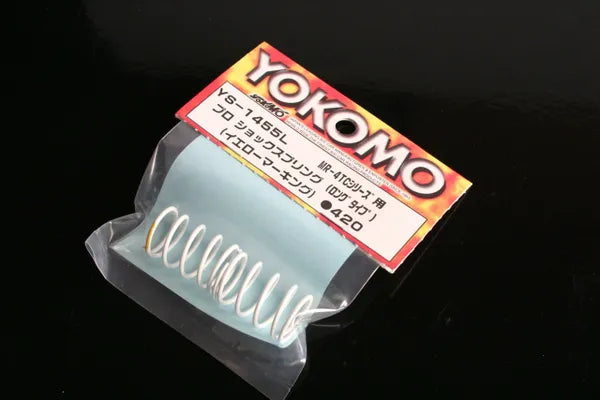 Yokomo Pro Shock Springs Long Type (Yellow) - YS-1455L - MR-4TC