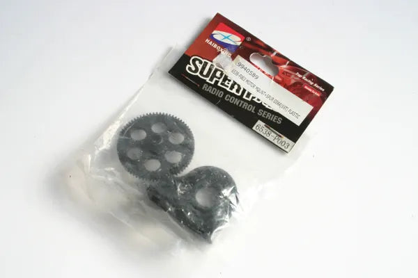 Haiboxing Motor Mount + Spur Gear (69T) Plastic - 6538-P003