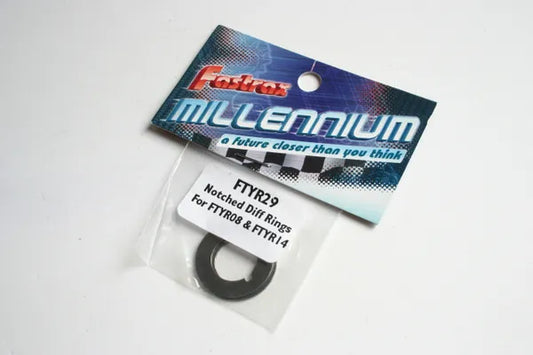 Fastrax Notched Diff Rings For FTYR08 & FTYR14 For Yokomo YR4 - FTYR29