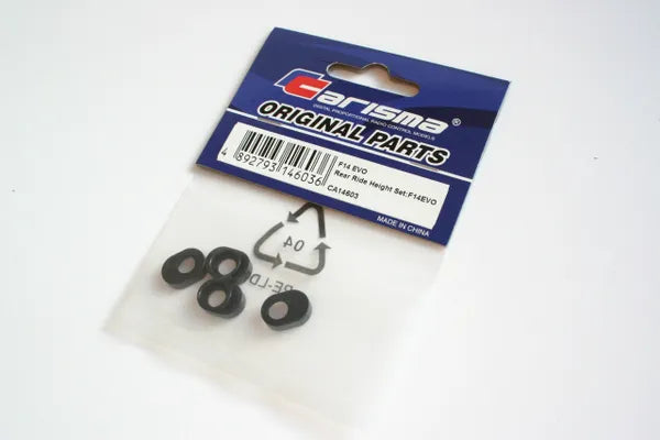 Carisma F14 Evo Rear Ride Height Set - CA14603