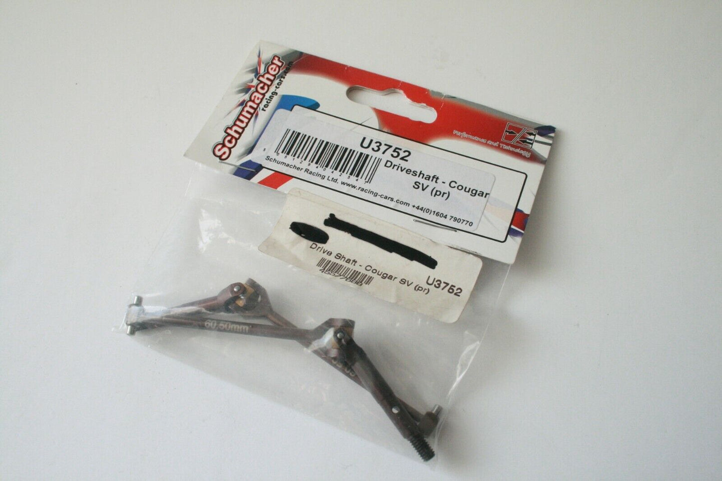 Schumacher Cougar SV Rear Driveshafts - U3752