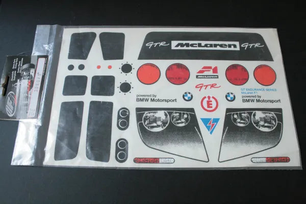 FG 2060/1 Decal Sticker Sheet For 1/5th Mclaren F1 GTR Body Shell - 2060/01