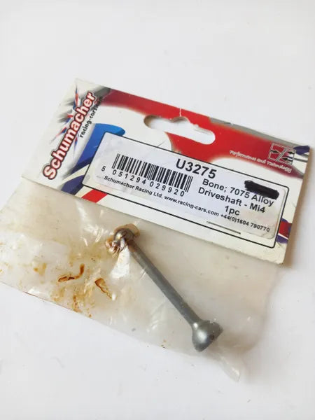 Schumacher U3275 Alloy 7075 Driveshaft Bone For Mi4 (Scruffy Packaging)