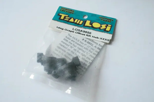 Losi A-9856 1 Degree Graphite Offset Rear Hubs - Losi XXX-S