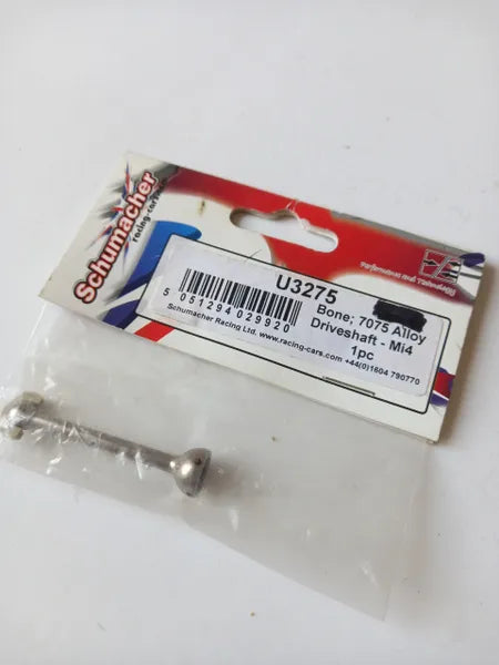 Schumacher U3275 7075 Alloy Driveshaft Bone (1pc) Mi4
