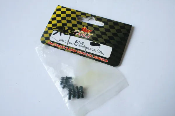 Colt E018 Black Ball Studs 3.9x11(2.6mm) Mini MT (Incomplete, only 7 in packet)