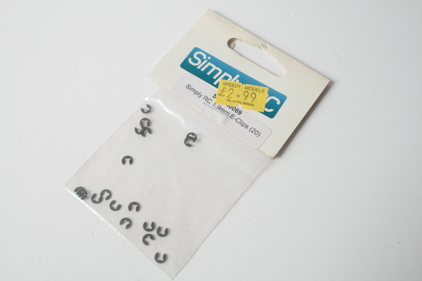 Ansmann Simply RC SRC-40069 - 1.9mm E-Clips (20)