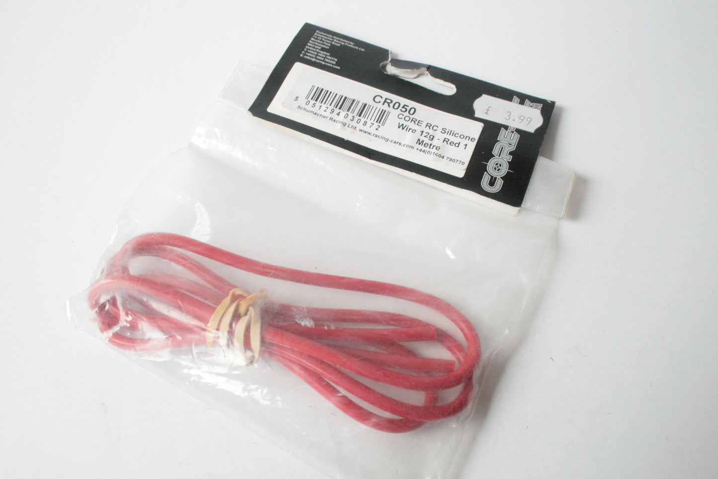 Core-RC CR050 Silicone Wire 12g Red 1 Meter