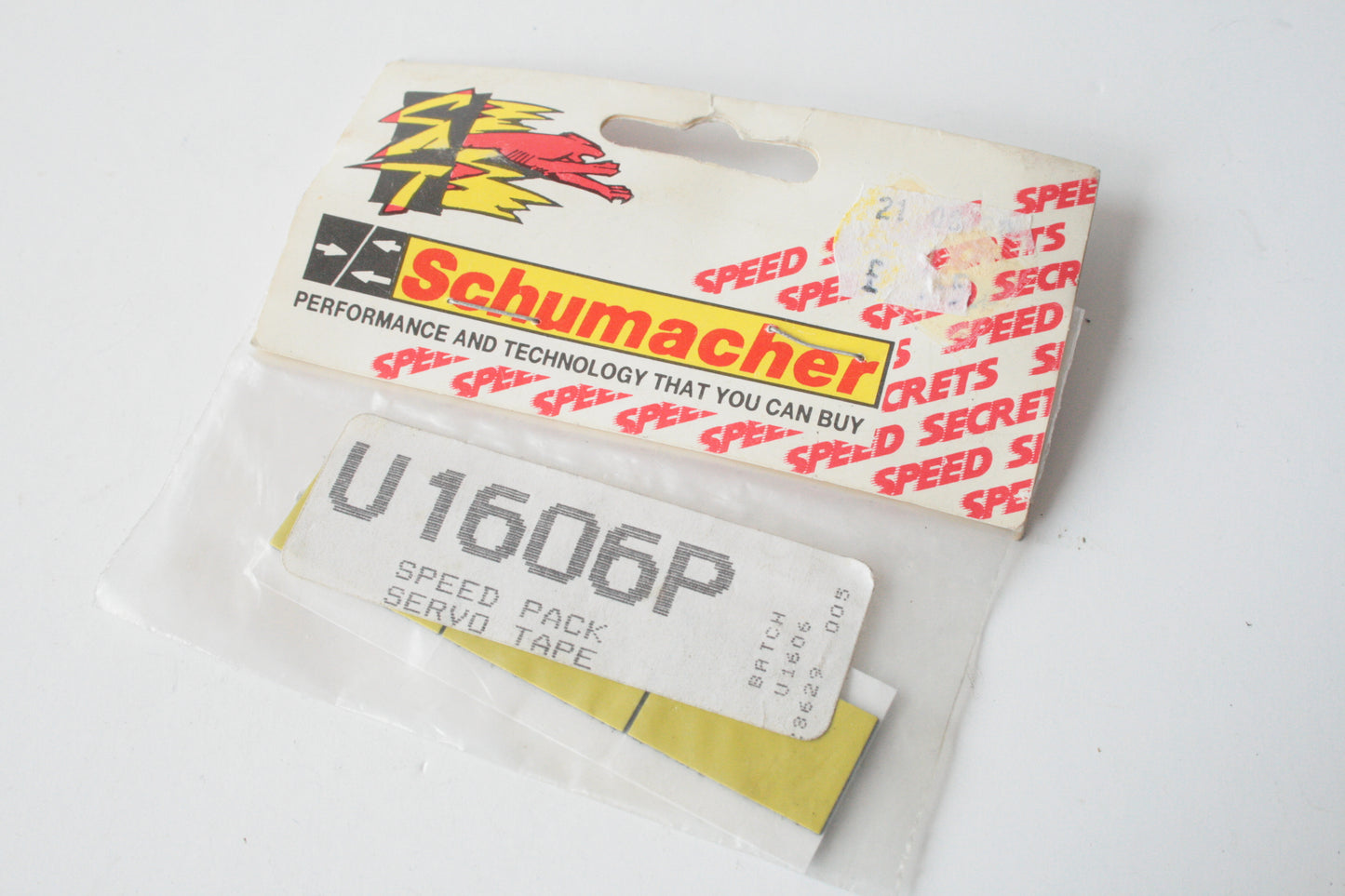Schumacher U1606P Speed Pack Of Servo Tape