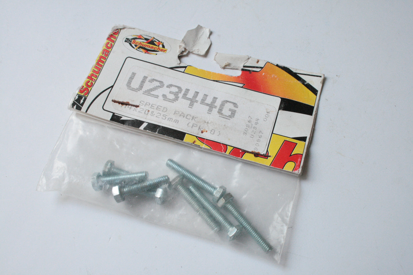 Schumacher U2344G Speed Pack M4 x 20 & 25mm Bolts