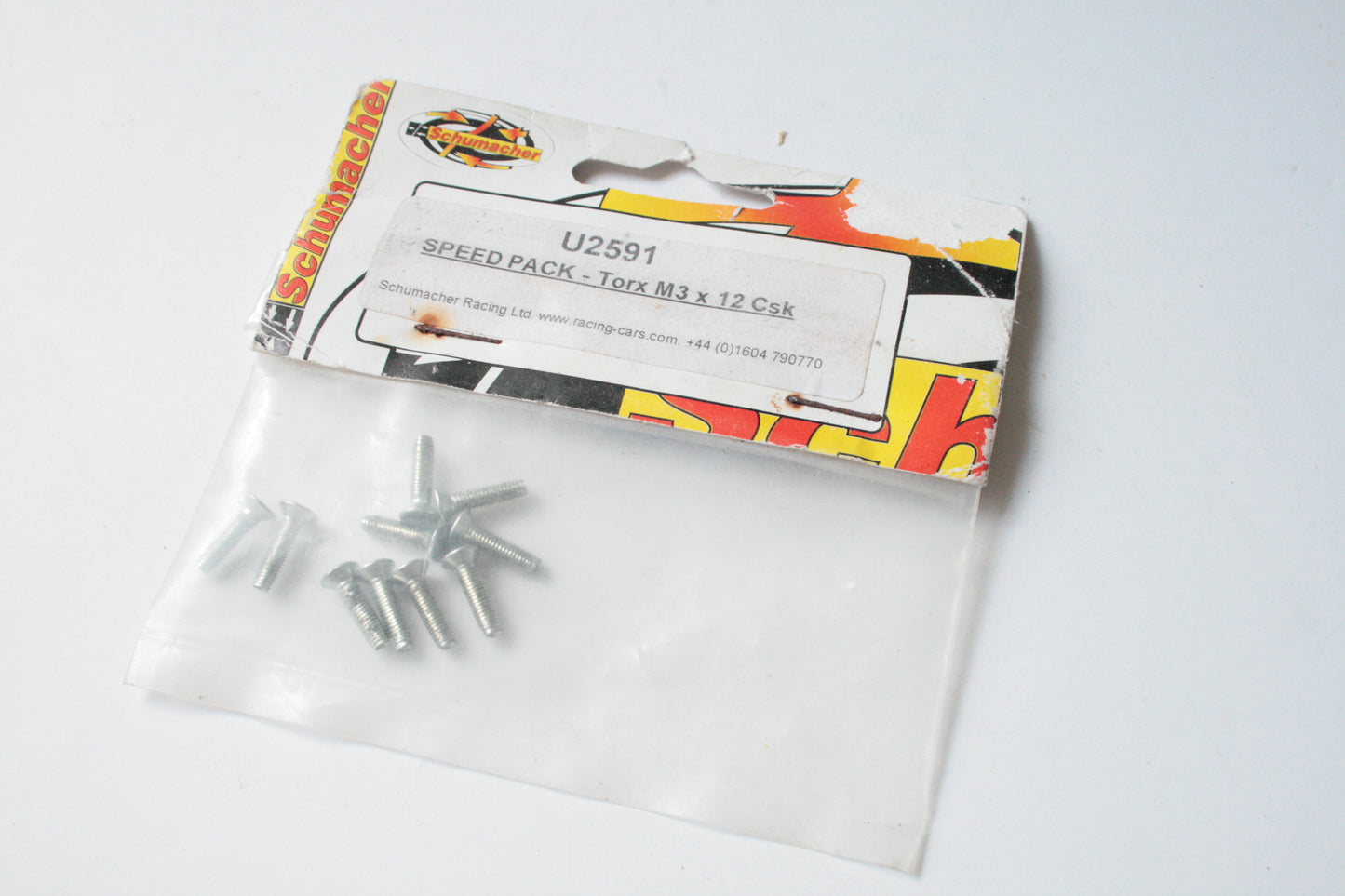 Schumacher U2591 Speed Pack Torx M3 x 12 Csk Screws